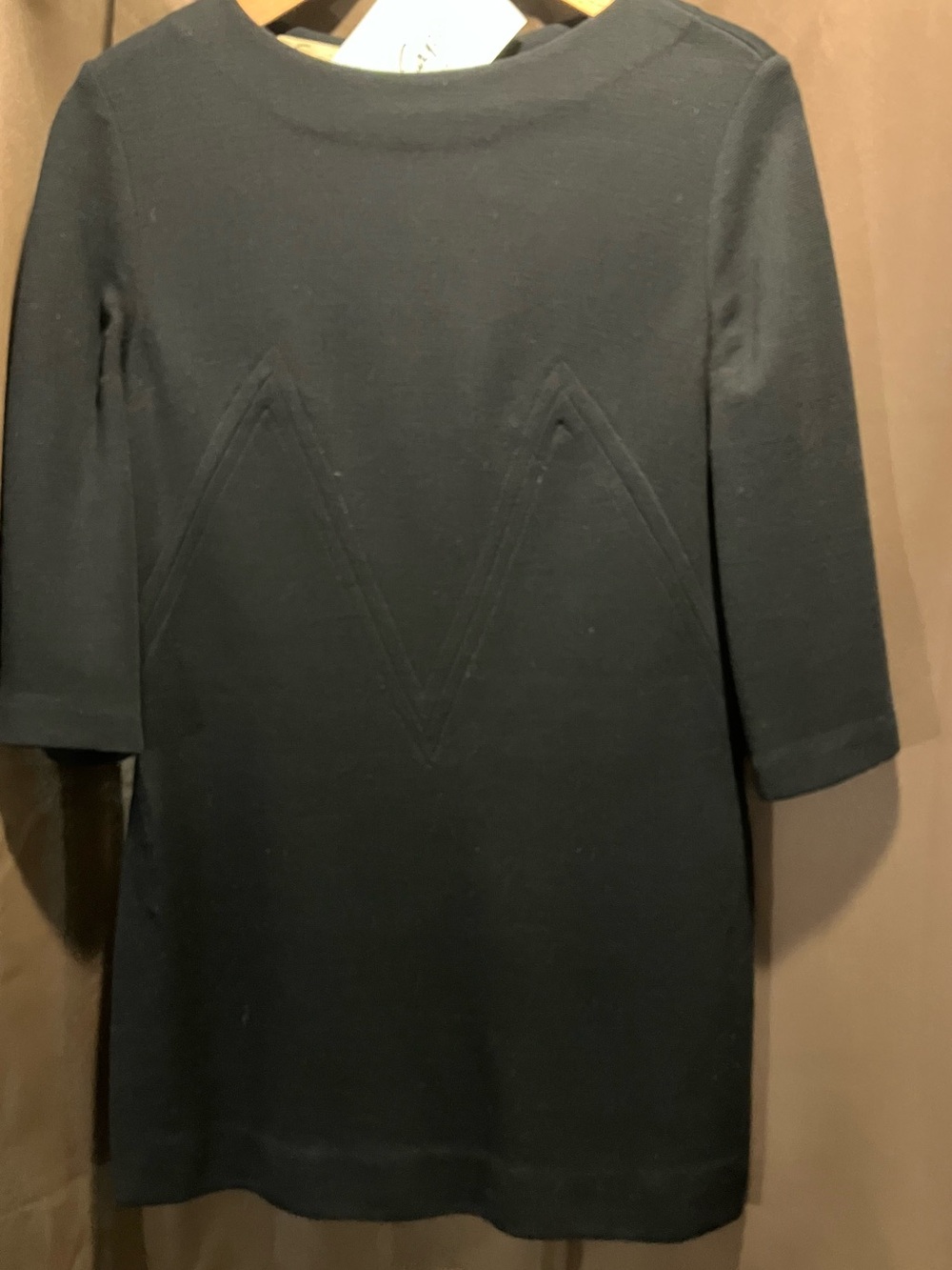 Women's Long Sleeve Black Dress - Classic Minimalist
